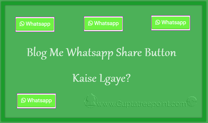 Whatsapp share button kaise lgayen