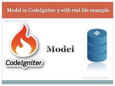 CodeIgniter 3 में model कैसे create करें